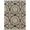 Trio Melinda Navy Area Rug 5X7 Transitional Contemporary Design